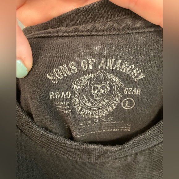 Sons of Anarchy tv show motorcycle black t shirt large - Picture 2 of 3